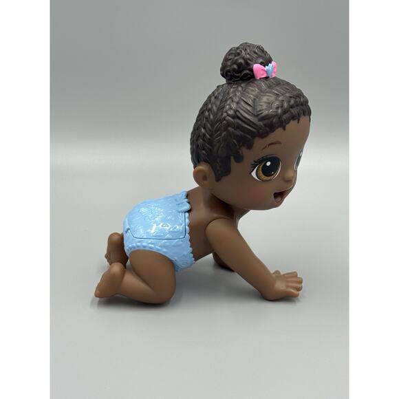 BABY ALIVE Lil Snacks African American Crawling Position Doll Only - Picture 4 of 10